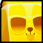 Golden Huge Party Crown Corgi