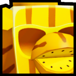 Golden Huge Party Crown Hippomelon
