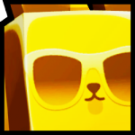 Golden Huge Party Panda