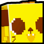 Golden Huge Pixel Otter