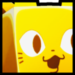 Golden Huge Pog Cat