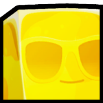 Golden Huge Rave Slime