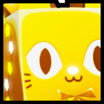 Golden Huge Reindeer Cat