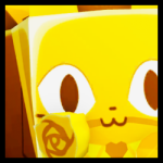 Golden Huge Rose Cat