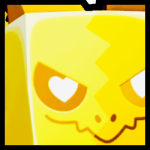 Golden Huge Shattered Heart Agony