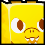Golden Huge Spitting Dino