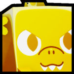 Golden Huge Spring Dino