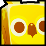 Golden Huge Starry Owl