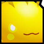 Golden Huge Storm Axolotl Ball