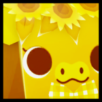 Golden Huge Sunflower Calf