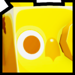 Golden Huge Telescope Owl