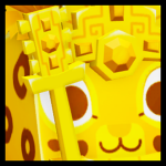 Golden Huge Warrior Jaguar