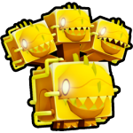 Golden Hydra Dino