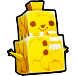 Golden Ice Snowman