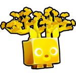 Golden Leafy Deer