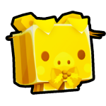 Golden Marzipan Piggy