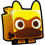 Golden Ninja Raccoon