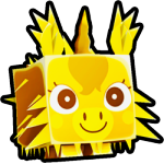 Golden North Pole Unicorn