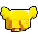 Golden Pastel Elephant