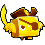 Golden Pirate Parrot
