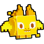 Golden Pixel Dragon