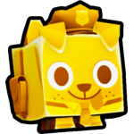 Golden Police Dog