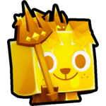 Golden Poseidon Dog