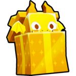 Golden Present Dragon