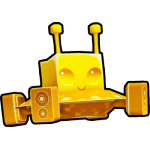 Golden Rave Meebo in a Spaceship