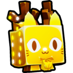 Golden Reindeer Cat
