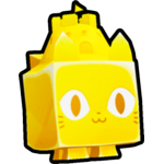 Golden Sandcastle Cat