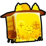 Golden Scarecrow Cat