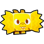 Golden Spitting Dino
