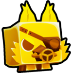 Golden Steampunk Wolf