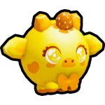 Golden Strawberry Cow Ball