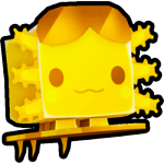 Golden Surfboard Axolotl