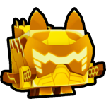 Golden Tech Samurai Cat