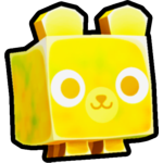 Golden Tiedye Bear