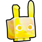 Golden Tiedye Bunny