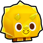 Golden Triceratops