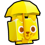 Golden Umbrella Dog