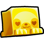 Golden Valentines Sloth