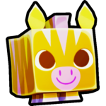 Golden Vibrant Zebra