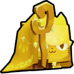 Golden Wise Cat