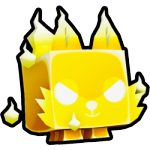 Golden Wisp Wolf