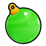 Green Christmas Ornament