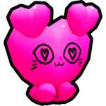 Heart Balloon Cat