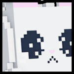 Huge Pixel Sad Cat