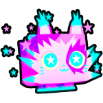 Neon Twilight Cat