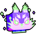 Neon Twilight Wolf